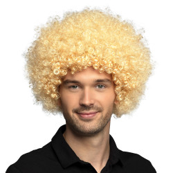 Afro blond parochňa XL